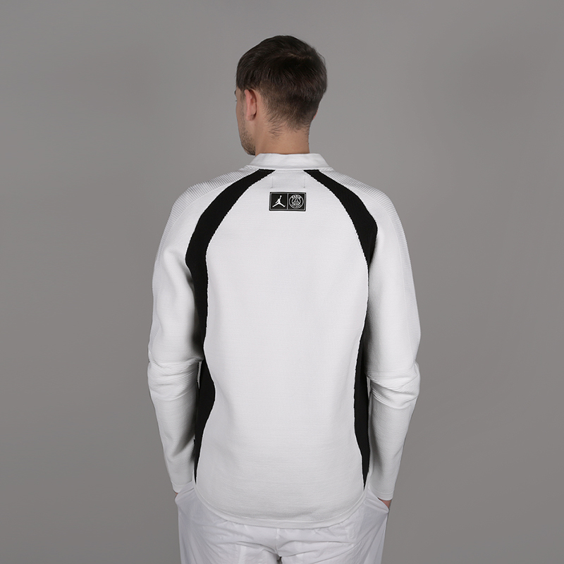 мужская белая куртка Jordan PSG Flight Knit Full-Zip Jacket BQ4209-100 - цена, описание, фото 4